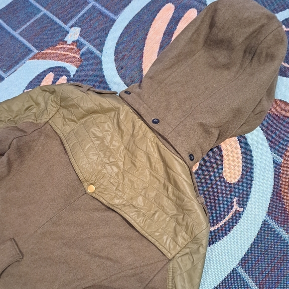 🌈BLANC NOIR MILITARY TRENCH COAT-M - Picture 5 of 9